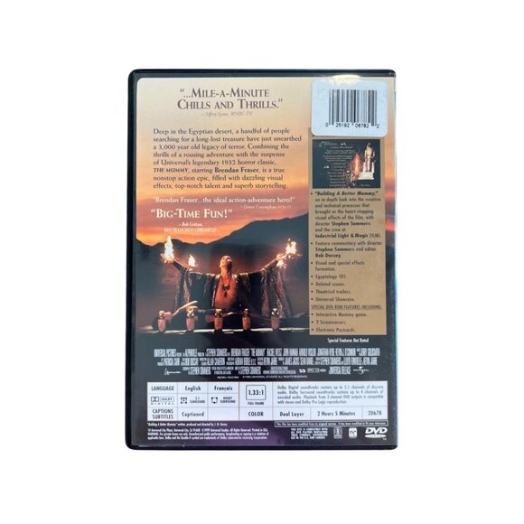 The Mummy Collectors Edition DVD 1999 Adventure Movie Brendan Fraser Pre-Owned - Picture 4 of 4